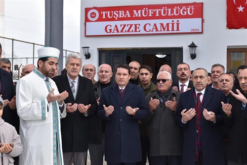 Kaymakam Göktaş Gazze Camii’nin Açılışına Katıldı